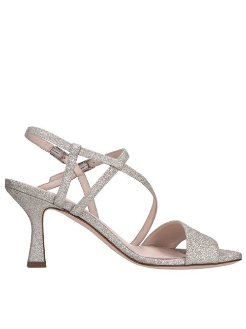 Sandali in pelle e glitter LELLA BALDI | LS363TA GLITTERGHIACCIO
